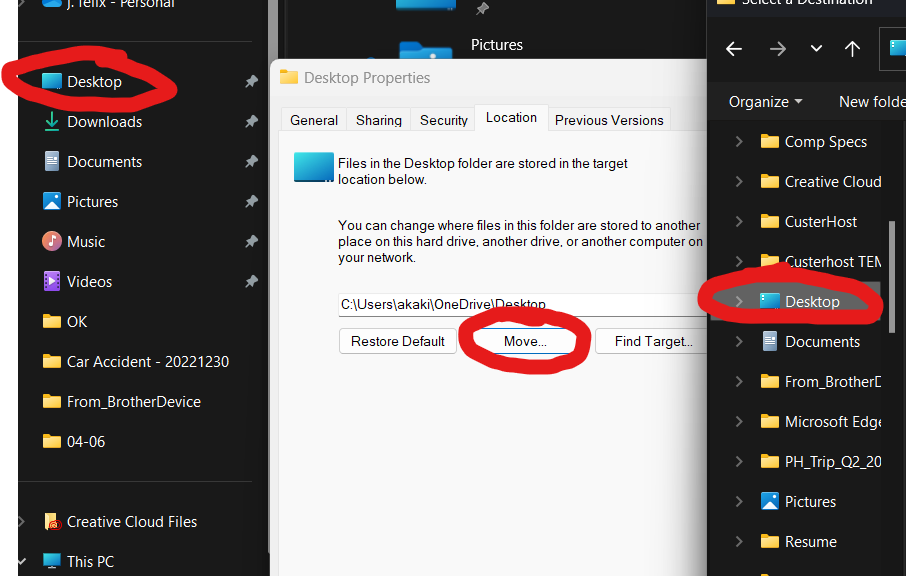 How to Sync Your Desktop to an Existing OneDrive