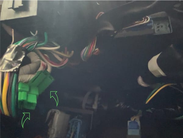 Subaru Test Mode with Green Connection